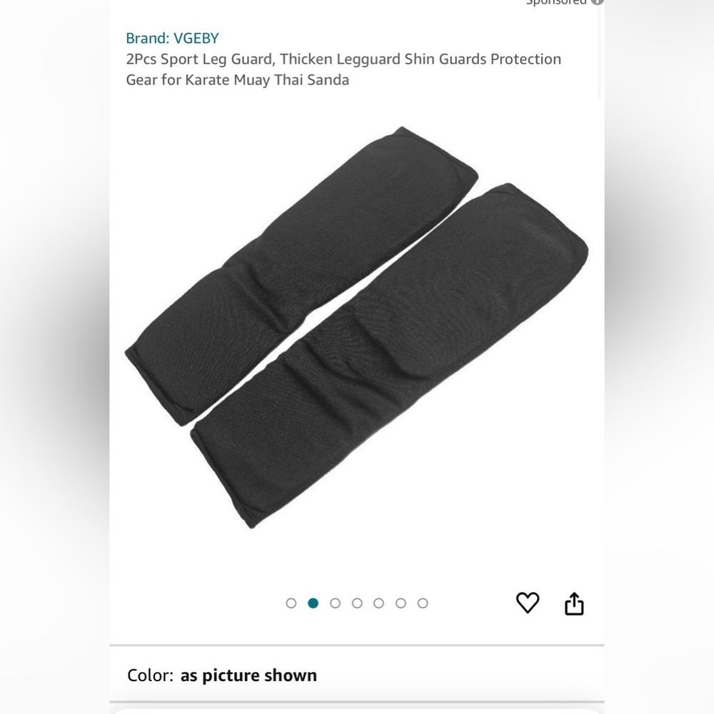 ⚫️🥋Shin Guard Pads for Karate / Taekwondo🥋⚫️